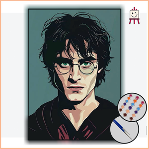 HARRY POTTER - 25X35 SAYILARLA BOYAMA ÇITALI TUVAL SETİ - 2Lİ FIRÇA&BOYA DAHİL