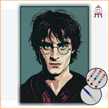 HARRY POTTER - 25X35 SAYILARLA BOYAMA ÇITALI TUVAL SETİ - 2Lİ FIRÇA&BOYA DAHİL