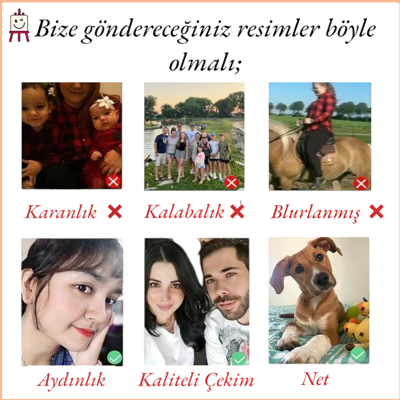 Kişiye Özel Çıtalı Tuval Sayılarla Boyama Seti 25x35 cm 2 Adet Fırça ve Boya Seti Dahildir.